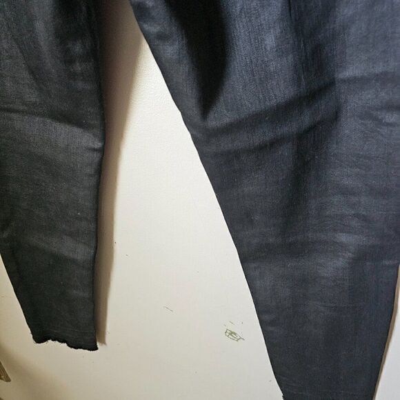 EUC LIKE NEW KANCAN BLACK 2 TONED RAW HEM HIGH RISE JEGGING SIZE 11 / 29 - Picture 11 of 16
